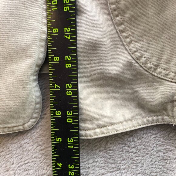 Brandon Thomas Mens Shirt Jacket Medium Corduroy Shacket Button Up Beige Casual - Picture 4 of 9